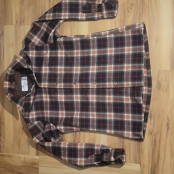 Vintage 70s Plaid Wool Pants and Shirt by Pendleton S-M - Picture 5 of 14